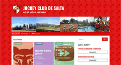 Desktop Screenshot of jockeyclubdesalta.com