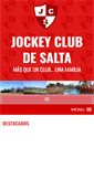 Mobile Screenshot of jockeyclubdesalta.com